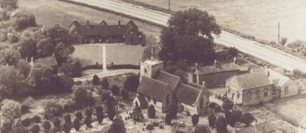 almshouses aerial 1955